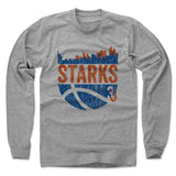 Mens Long Sleeve Heather Gray