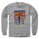 Mens Long Sleeve Heather Gray