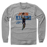 Mens Long Sleeve Heather Gray