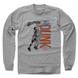 Mens Long Sleeve Heather Gray