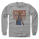 Mens Long Sleeve Heather Gray