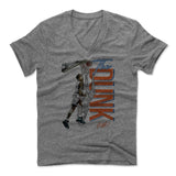 Mens Men's V-Neck Heather Gray