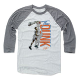 Mens Baseball T-Shirt Heather Gray / Ash