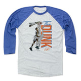 Mens Baseball T-Shirt Royal / Ash