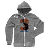 Mens Zip Hoodie Heather Gray