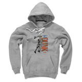 Mens Lace Hoodie Gray