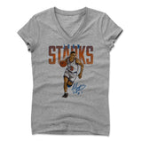 Womens Women's V-Neck Athletic Gray