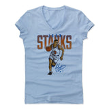 Womens Women's V-Neck Baby Blue