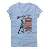 Womens Women's V-Neck Baby Blue